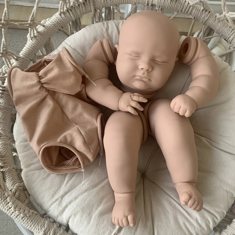 Reborn Joseph 23 Zoll Geschlossene Augen Unvollendeter Puppen Kit