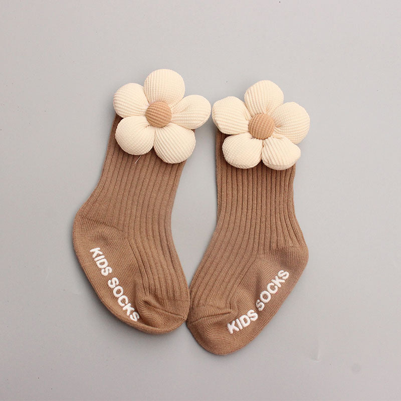 Süße Blume Baby Mütze und Socken 2-teiliges Set