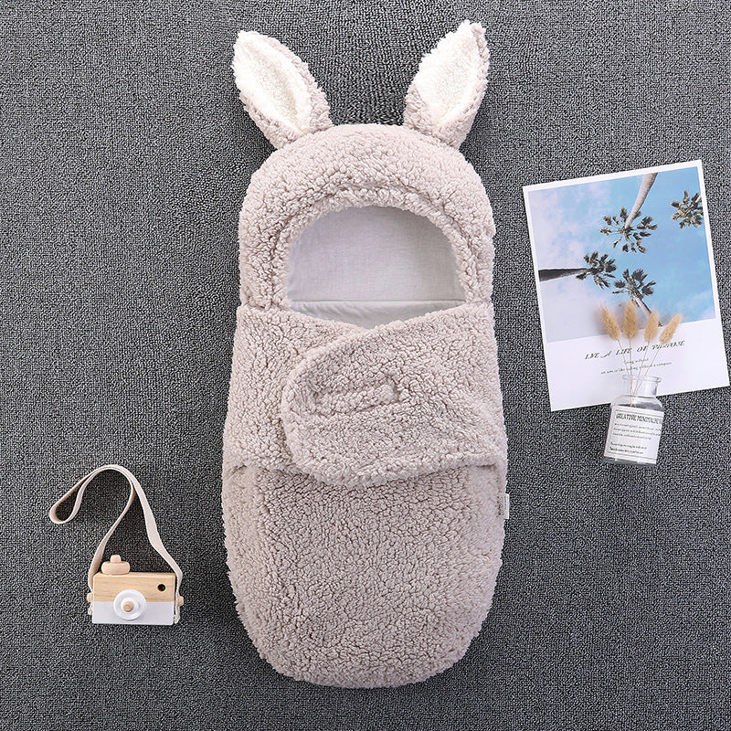 Plüsch Große Ohren Babyschlafsack für 16-24 Zoll Reborn Puppen