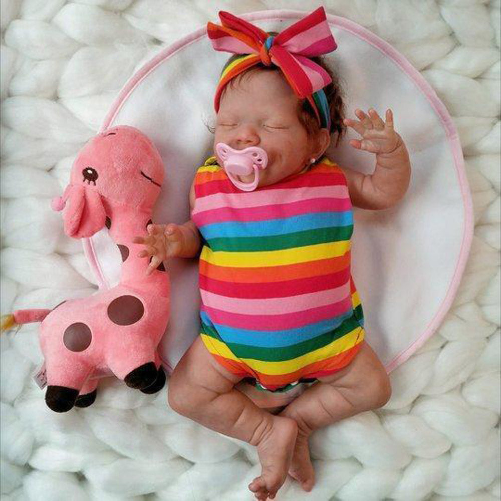 20'' Rylie Reborn Babypuppe Mädchen mit Weihnachtskleidung