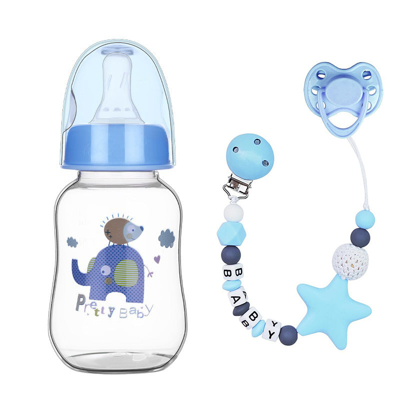 Reborn Babypuppen Babyflasche Magnetschnuller und Schnullerkette 3-teiliges Set für Reborn-Puppen von 40–60 cm