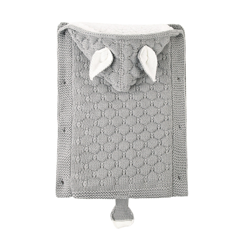 Warmer Strick-Fleece-Schlafsack für 17-24 Zoll Reborn Puppen
