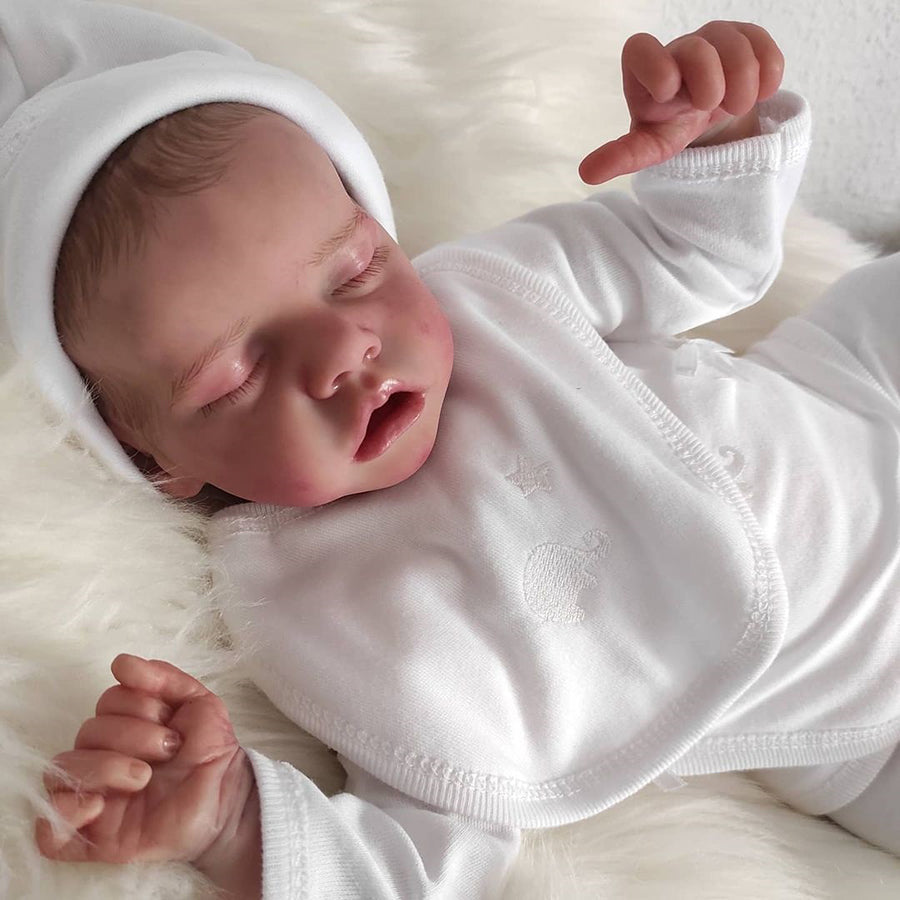 17" Kendra Augen Schließen Wiedergeborenes Babymädchen-Zwilling B