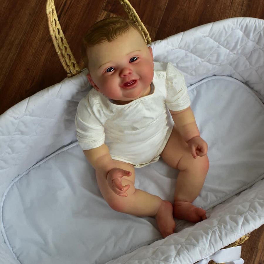 24 Zoll/60 cm Gill Reborn Puppe mit offenen Augen - Kodi