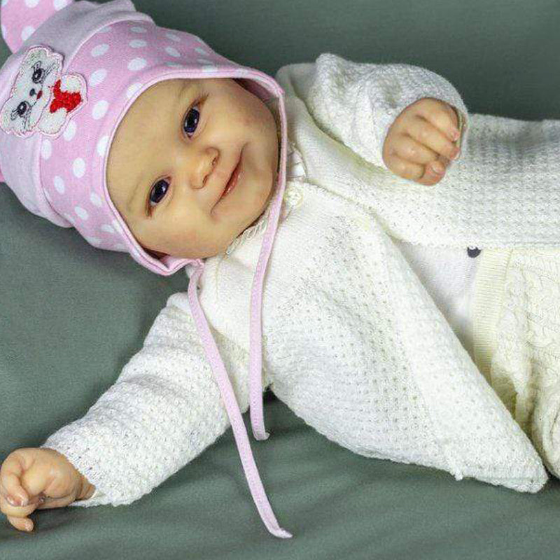 20 Zoll Maddie Offene Augen DIY Unlackiertes Reborn Puppe Kit