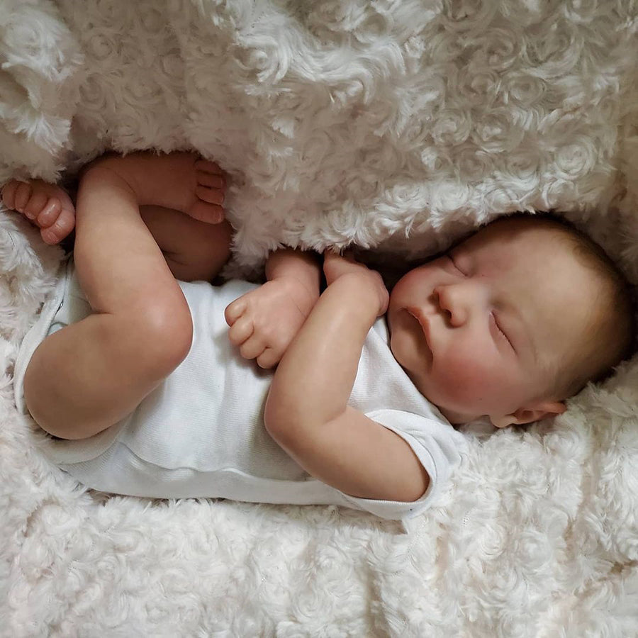 18 Zoll Grant Augen schließen Reborn Puppe Junge-Levi