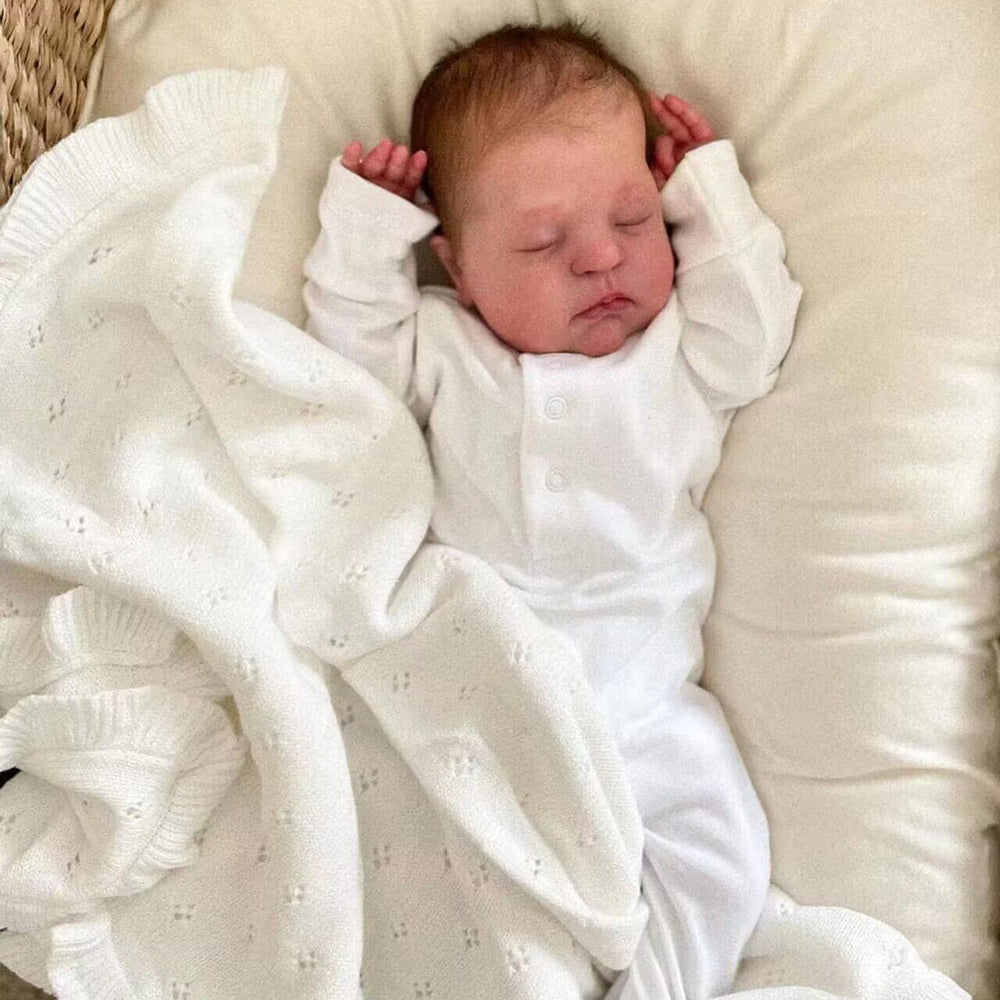 19 Zoll realistische Elroy Reborn Puppe mit geschlossenen Augen