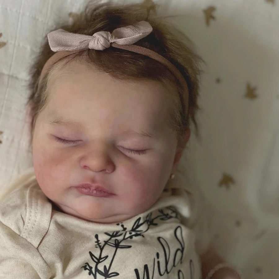 20 Zoll Hedy Reborn Puppe mit geschlossenen Augen - Laura