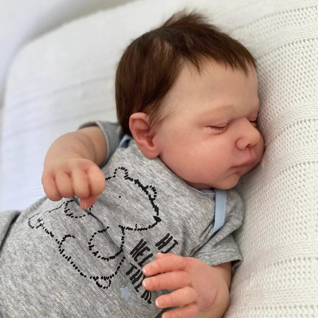 50 cm realistische Reborn-Puppen mit geschlossenen Augen und weichem Körper