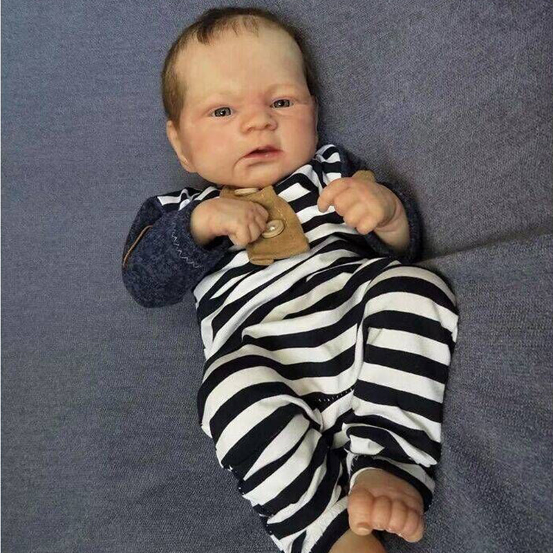 Leona offene Augen 19 Zoll Reborn Puppen-Elijah