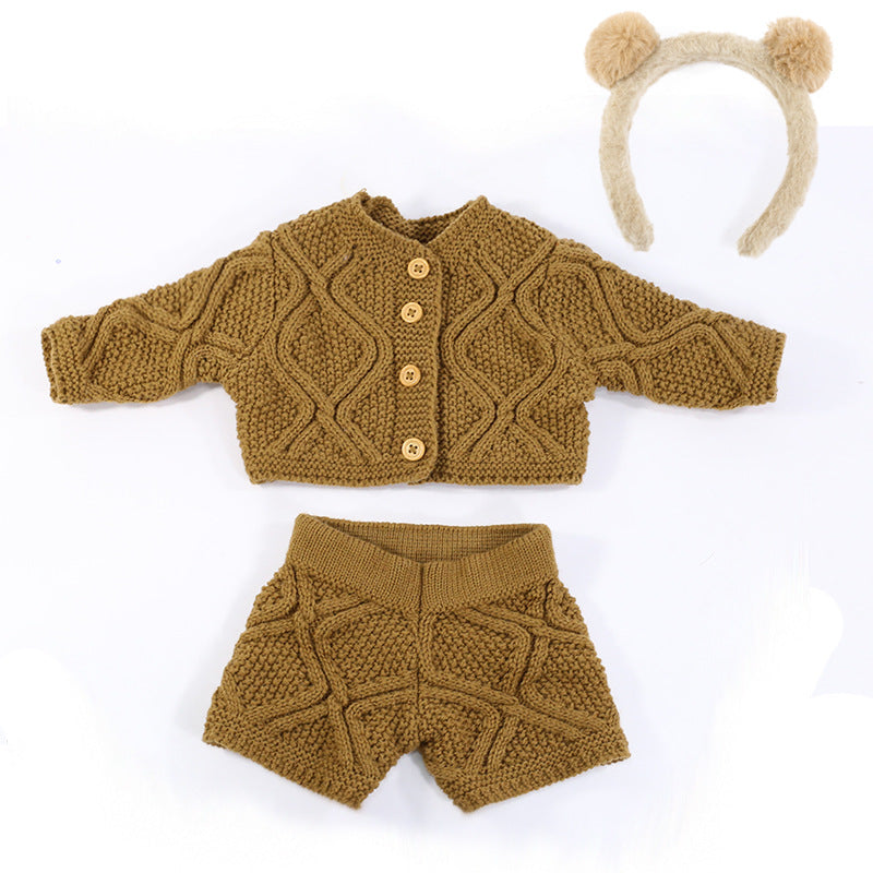 3-teilige Reborn-Puppenkleidung für 22-24 Zoll Reborn-Puppen