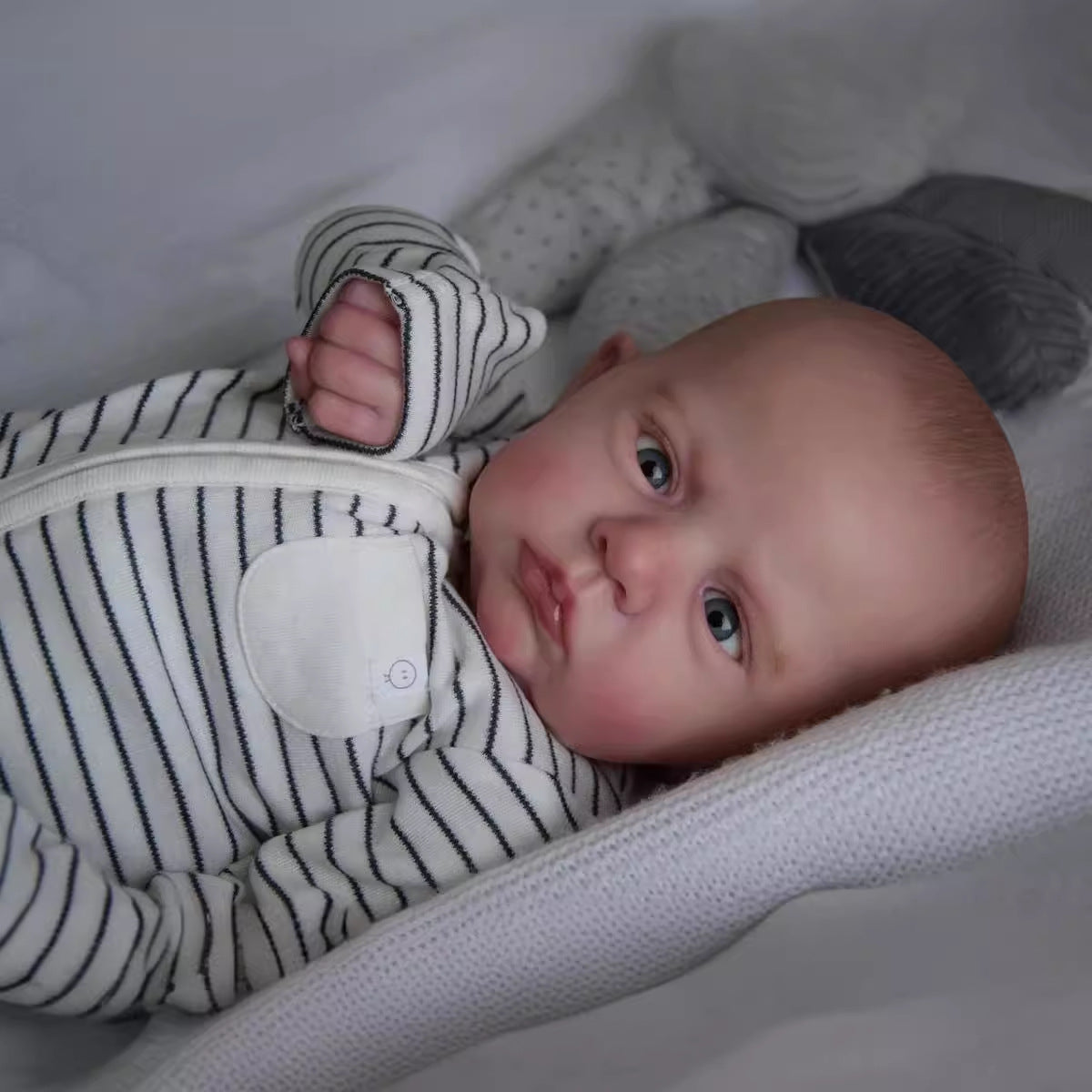 24 Zoll realistische Reborn Burke Puppen mit offenen Augen - Cameron
