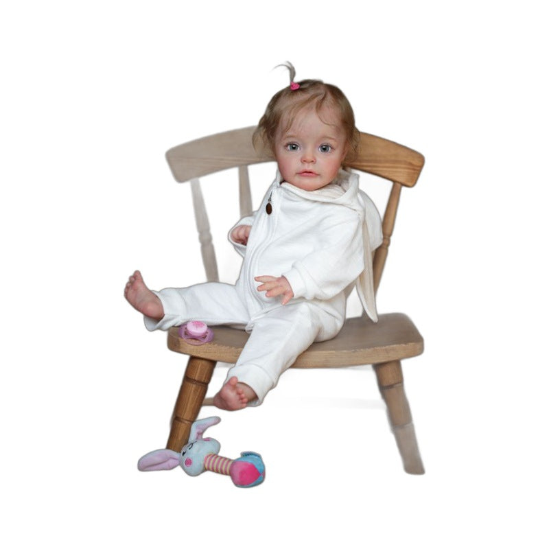 Augus 24 Zoll Rebornpuppe mit offenen Augen und kurzen Haaren - Suesue