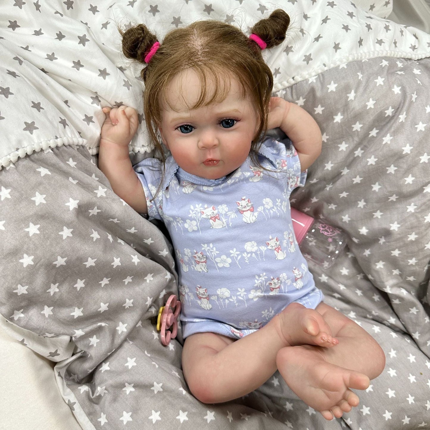 19 Zoll Eileen Reborn Babypuppen mit offenen Augen - Jocy
