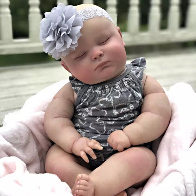 Marcia 20 Zoll Reborn Puppen mit geschlossenen Augen - Joseph