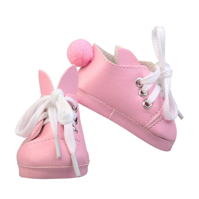 Süße Häschenschuhe für 17-18 Zoll Reborn Babypuppen