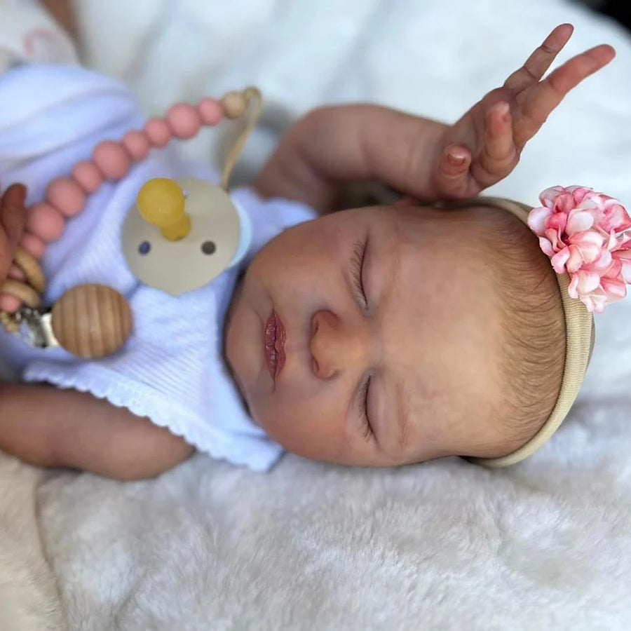 20 Zoll Lindsay Augen schließen Reborn Puppen-Laura