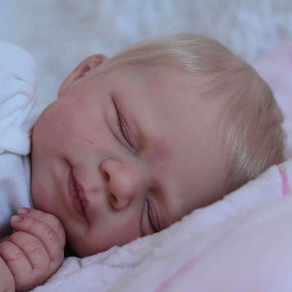 19 Zoll Realistische Blonde Haar Reborn Puppen