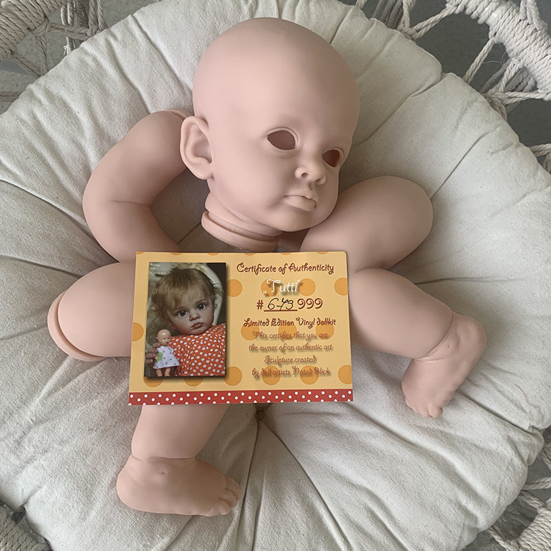 22 Zoll Tutti Augen auf DIY Reborn Kit