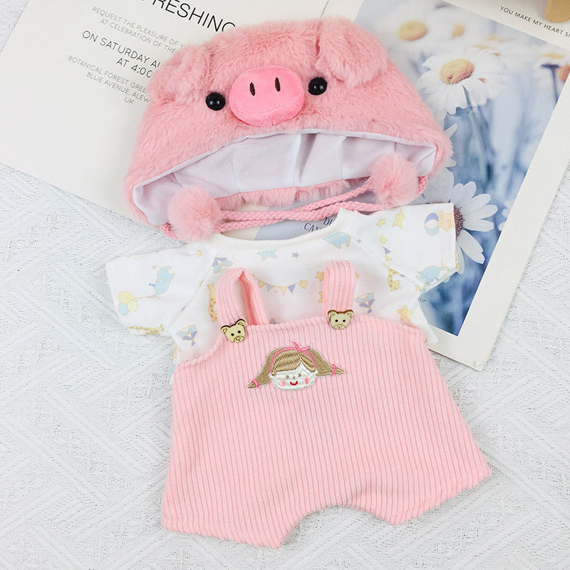 3-teilige Cartoon-Kleidung für 30 cm Reborn Babypuppen