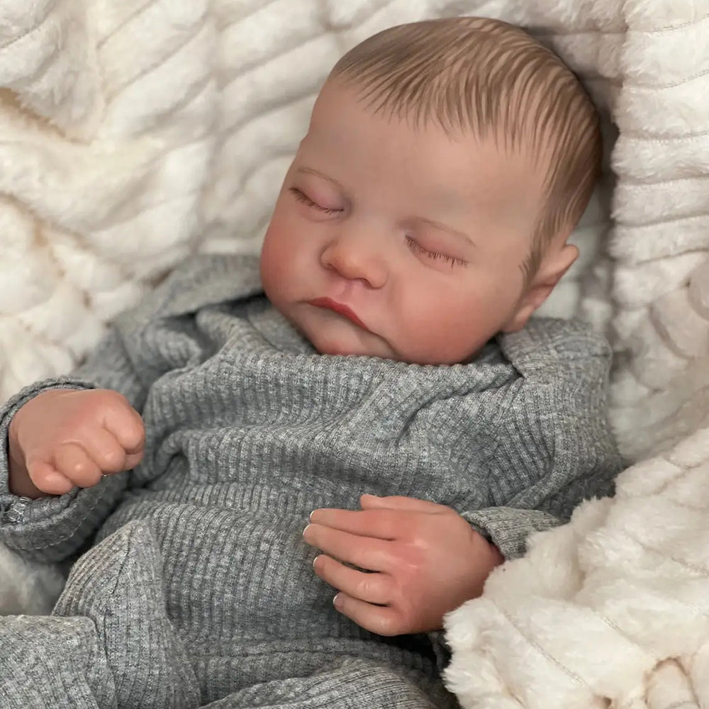 18 Zoll Lebensechte Webster Reborn puppe Junge/Mädchen-Levi