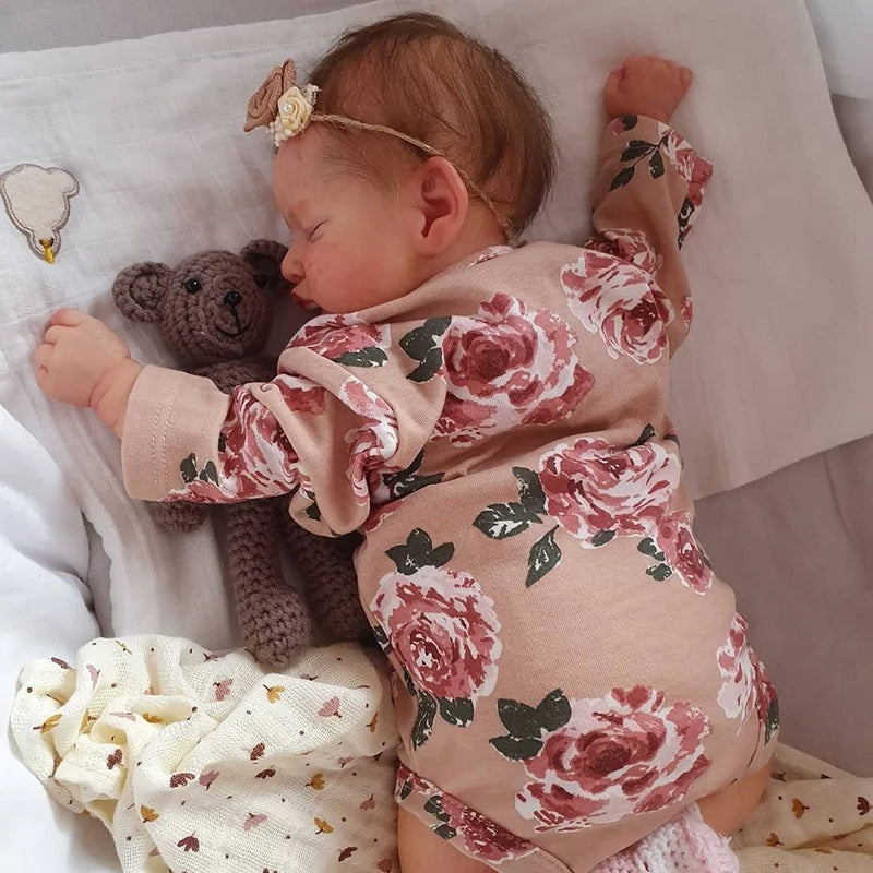 20 Zoll Süße Elsie Schlafend Reborn Puppe Mädchen-Rosalie