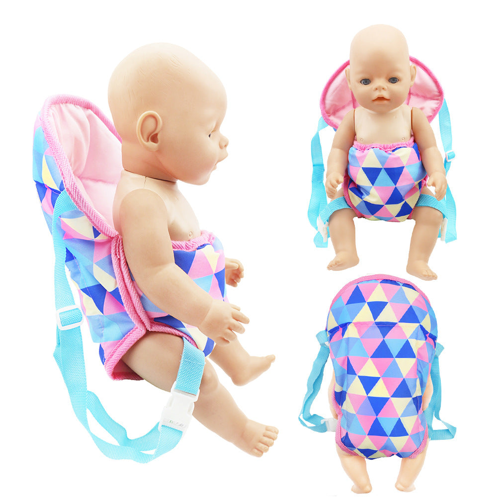 Niedlicher Babytrage-Rucksack für 16–20 Zoll Reborn-Puppen