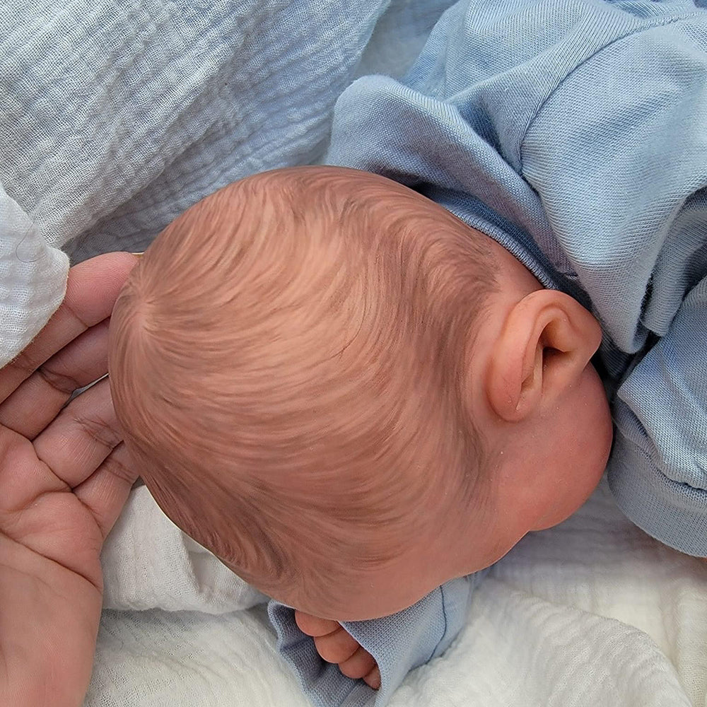 19 Zoll lebensechte Vicky Geschlossene Augen Reborn Puppen-Miley