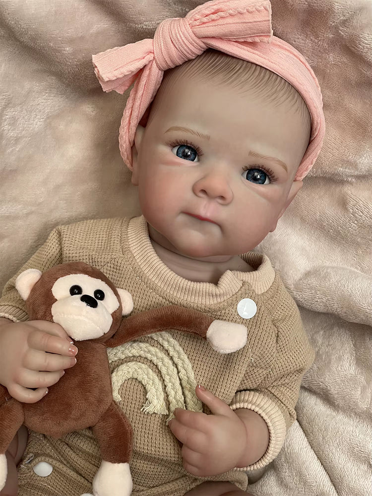 18 Zoll Helen offene Augen Stoffkörper Reborn Puppe-Bettie