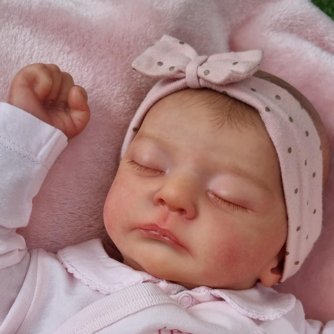 19 Zoll süße Geschlossene Augen Reborn Puppen-Kai