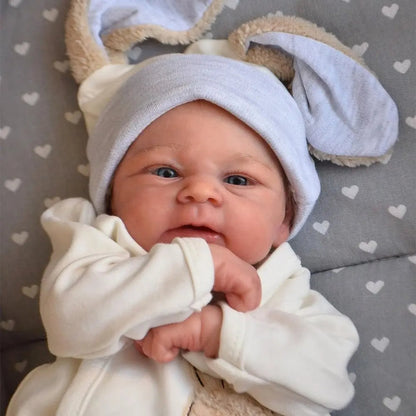 19 Zoll DIY Elijah Unbemalt Reborn Puppen Kit