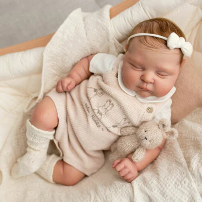 Reborn Peaches 20 Zoll Geschlossene Augen Unvollendeter Puppen Kit