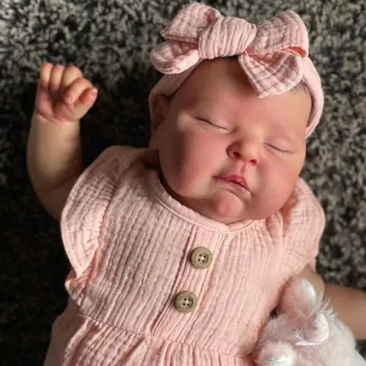 20 Zoll Yvette lebensechte wiedergeborene Babypuppen- Peaches