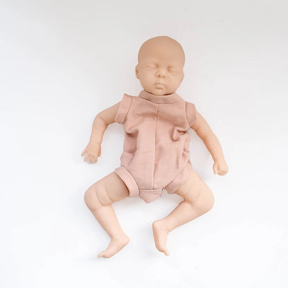 Unbemalter 12 Zoll Puppen kit geschlossenen Augen Reborn Luna