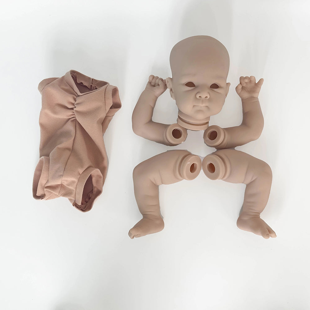 18 Zoll Bettie Augen auf DIY Blanko-Reborn-Puppen Kit