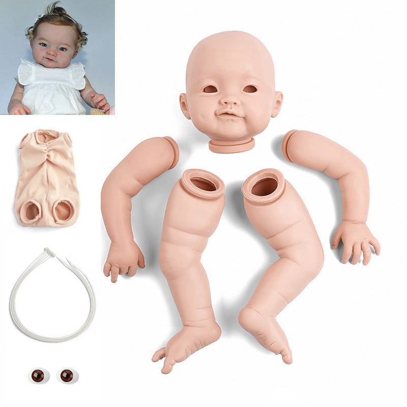 21 Zoll Naomi DIY Leer Offene Augen Reborn Puppe Kit