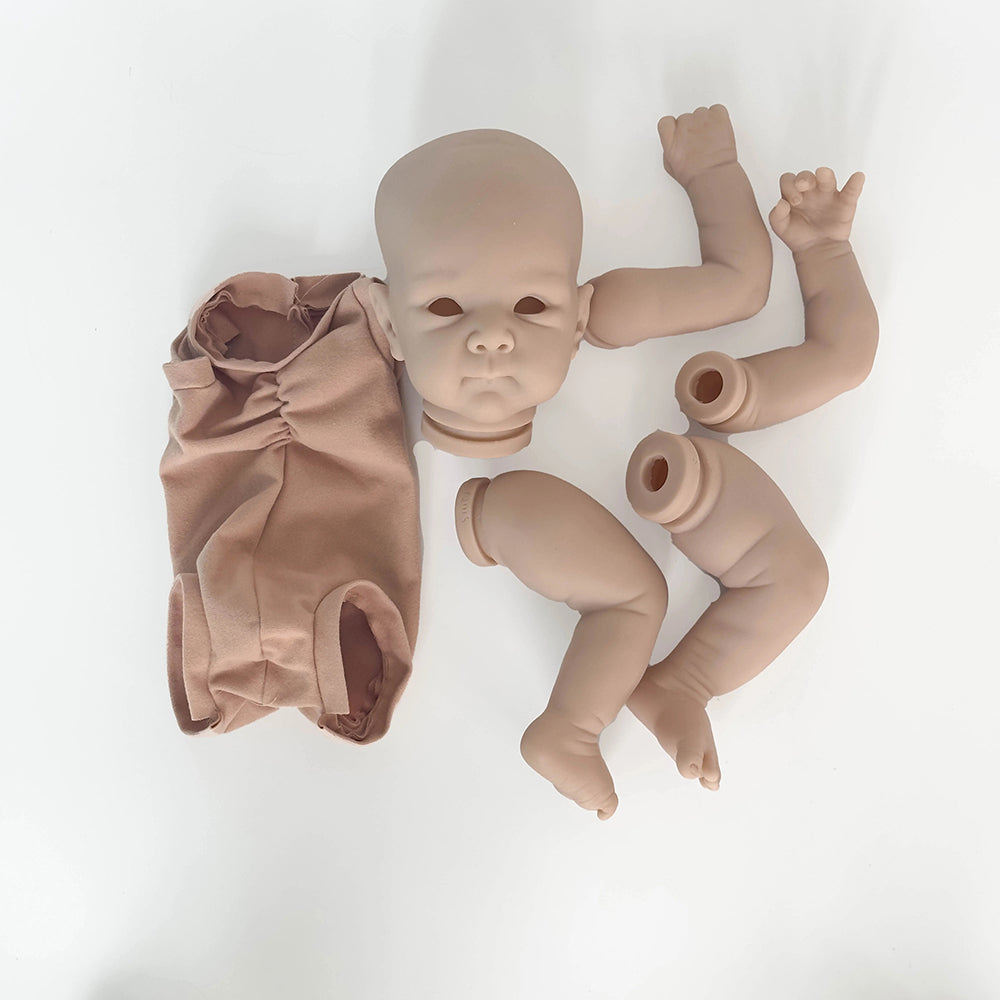 18 Zoll Bettie Augen auf DIY Blanko-Reborn-Puppen Kit