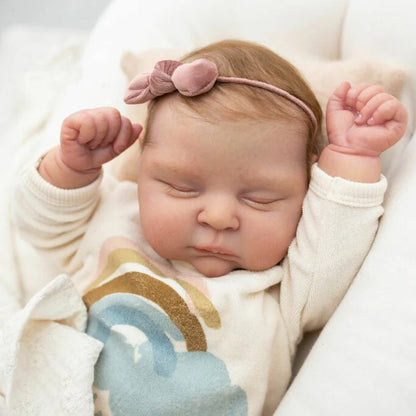 Reborn Peaches 20 Zoll Geschlossene Augen Unvollendeter Puppen Kit