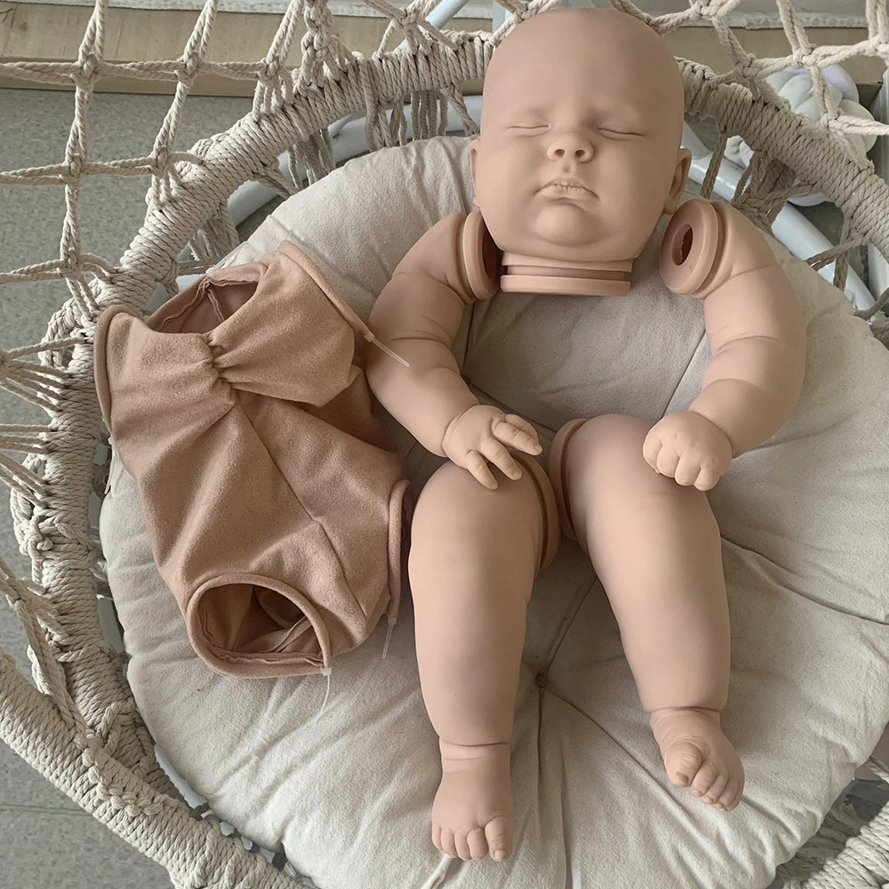 Reborn Joseph 23 Zoll Geschlossene Augen Unvollendeter Puppen Kit
