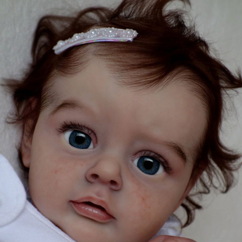 21 Zoll Chloe Augen auf DIY leer Reborn Baby Kit