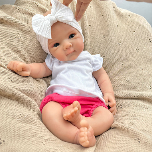 18 Zoll lebensechte Bettie Reborn Puppe aus Vollsilikon