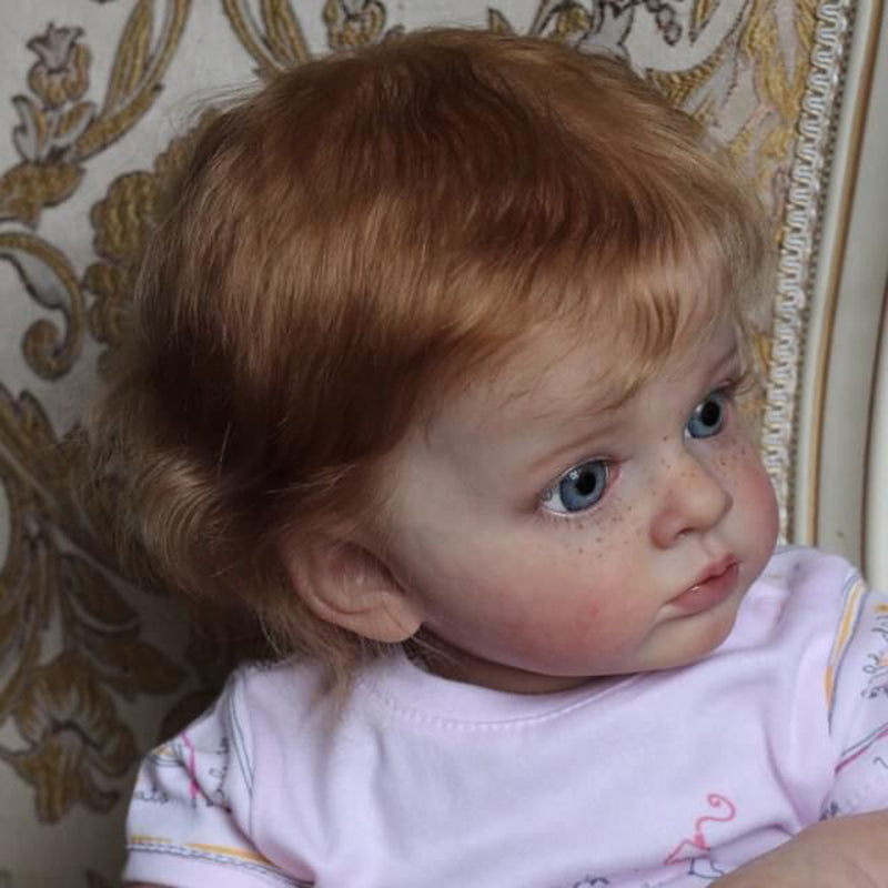 24 Zoll Renee Lockiges Haar Offene Augen Reborn Babypuppen Mädchen