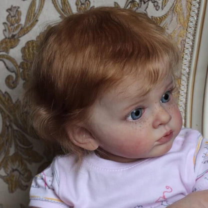 24 Zoll Renee Lockiges Haar Offene Augen Reborn Babypuppen Mädchen