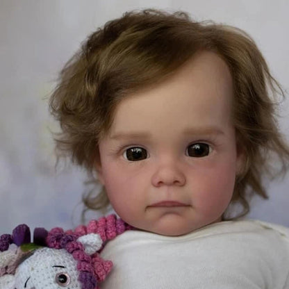 22 Zoll Rose Realistische Schöne Reborn Puppen-Maggie