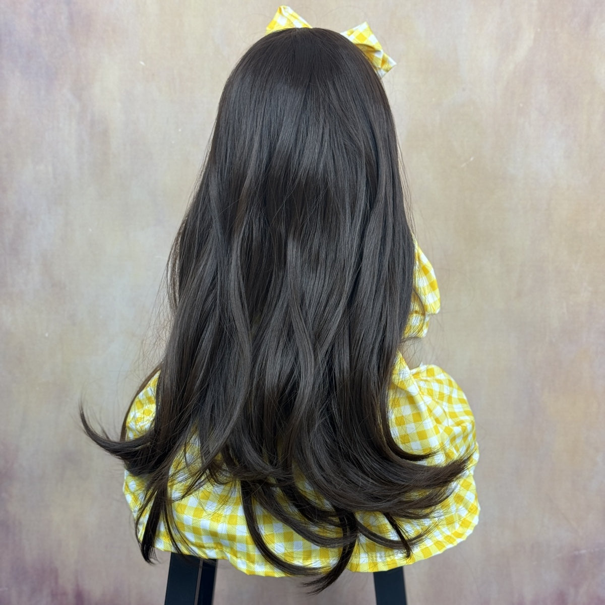 55 cm langhaariges Betty-Reborn-Babymädchen im gelben Kleid