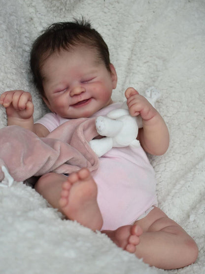 19 Zoll Reborn Puppe mit geschlossenen Augen - Alisha