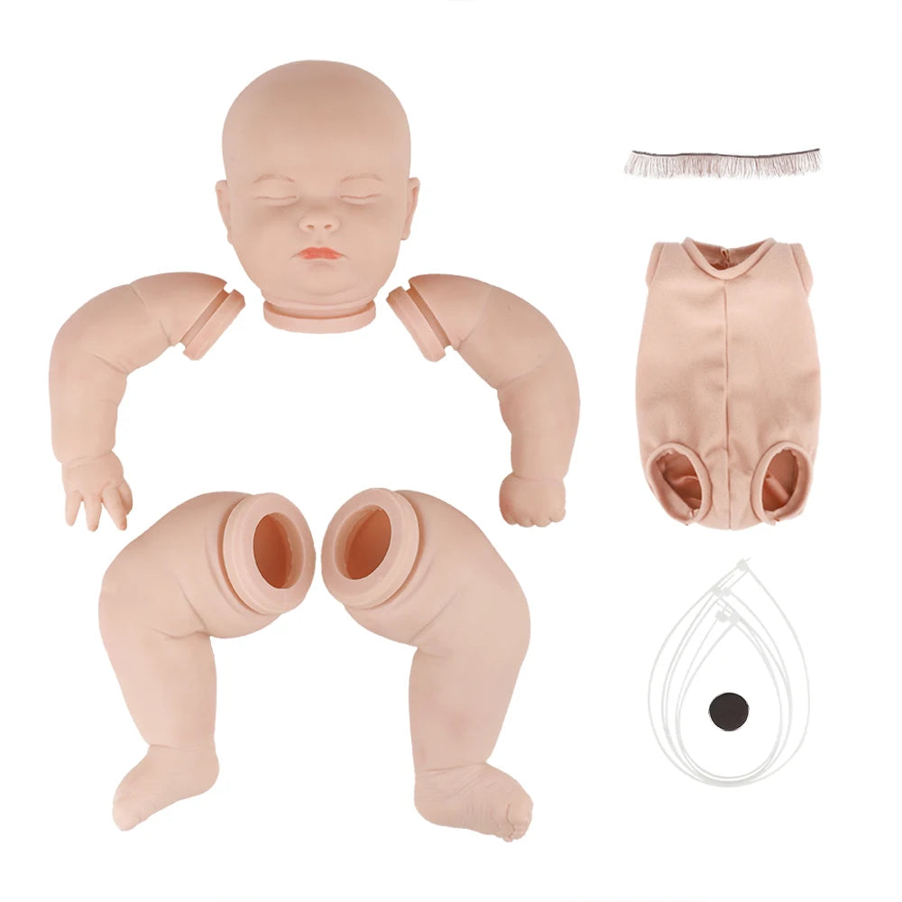 Reborn Joseph 23 Zoll Geschlossene Augen Unvollendeter Puppen Kit