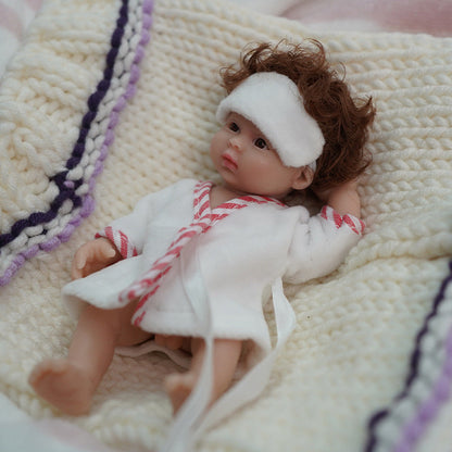6 Zoll Mini Reborn Puppen mit offenen Augen