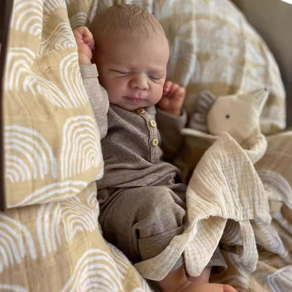 19 Zoll realistische Gail Geschlossene Augen Reborn Puppen-Pascale