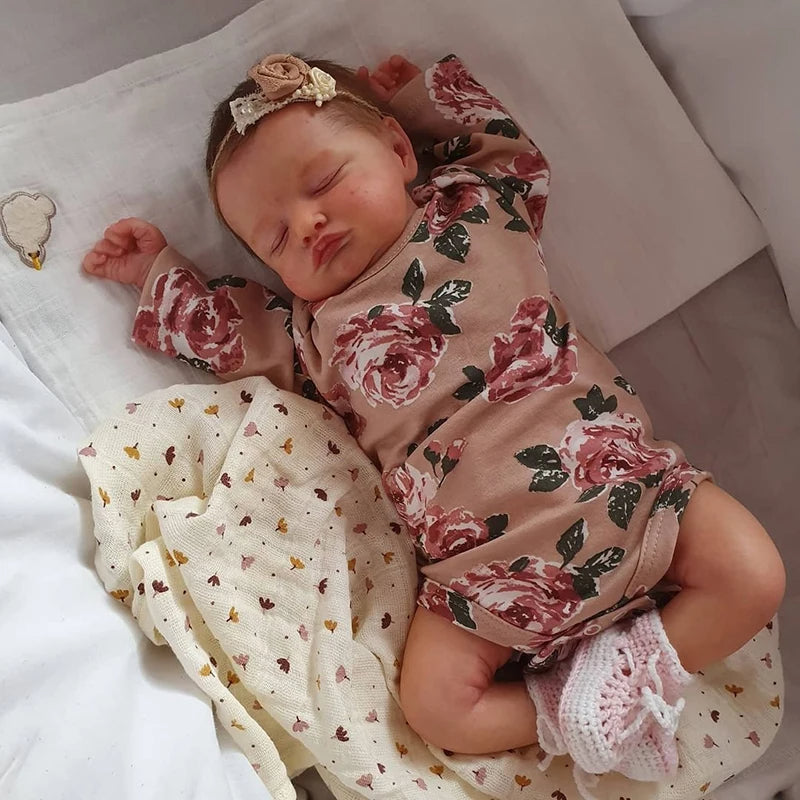 20 Zoll Süße Elsie Schlafend Reborn Puppe Mädchen-Rosalie